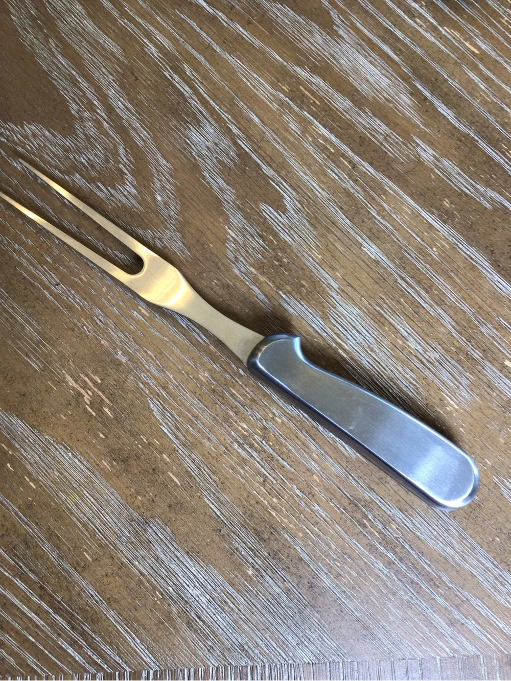 Ginsu Stainless Steel Carving Fork 2 Tine Meat Serving Fork 12”